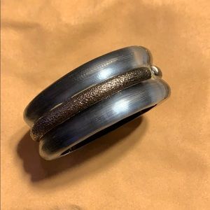 Alexis Bittar Blue lucite bracelet.